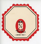 coaster for The Club Beverly Hills.