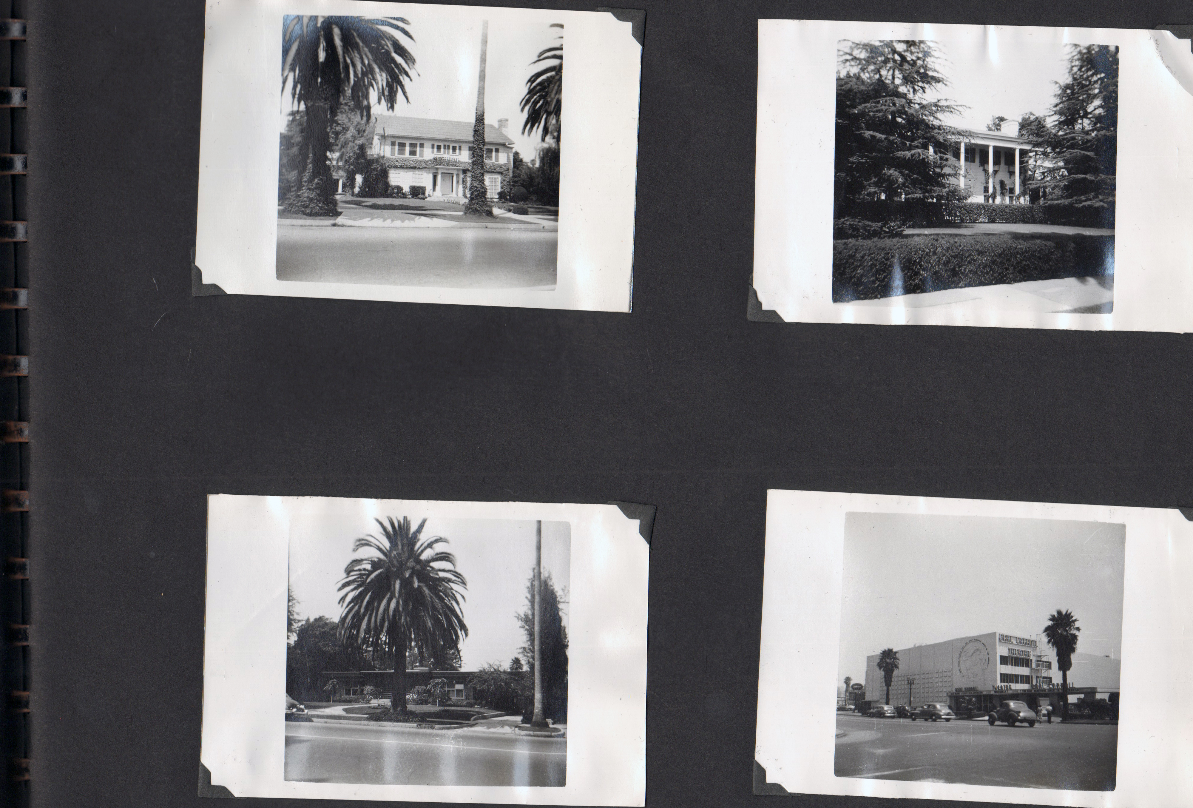 (Earl Carroll Theatre. LA homes)