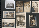 (Mount Rushmore. old plane, 6122 Carrollton John Hague 10 months. John and Glen in driveway with car)