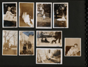 (6122 Carrollton yard. John, Glen, Girstle. John 3 with dog.)