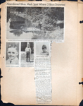newspaper clipping - abandonded bikes - 3 boys drown near Butler in canal.