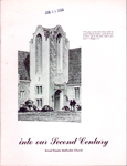 Broad Ripple Methodist Church - Into Our Second Century booklet - Jun 1954 - cover