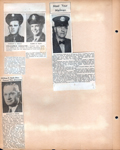 newspaper clipping - Indpls casualties Forrest Wells and Harry Noon. newspaper clipping - Meet Your Mailman - Lowell Wadsworth. newspaper clipping - William E Earle obit - brother of Ralph Vernon Earle.