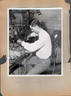 John D. Hague at electronics workbench at Naval Avionic Facility Indianapolis (21st and Arlington) (around 1952)