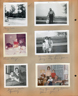 1961 - Pansy Tucker. Glen Hague (Girstle's brother) and boy. Ronnie Letsinger carving turkey. Clarellen Hague James. Jimmy - Amy Lynn + Johnnie. Susan + Milton Spaulding. Amy Lynn, Jenny Allison, Johnnie - Glen