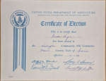 USDA Certificate of Election - Girstle