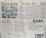 newspaper clipping - moat at Castleton Square raising a stink