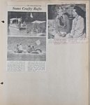 newspaper clipping - WNAP Raft Race. newspaper clipping - Crossroads - Mrs Joseph Pinella