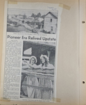 newspaper clipping - Clarksville Pioneer Village - North Webster