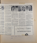 newspaper clipping - Glass - Benko to be wed (article about Minnie Doan on the other side)