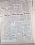newspaper clipping - legal points - marshland fill