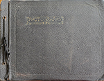 Helen Hague's large black scrapbook c. 1925     