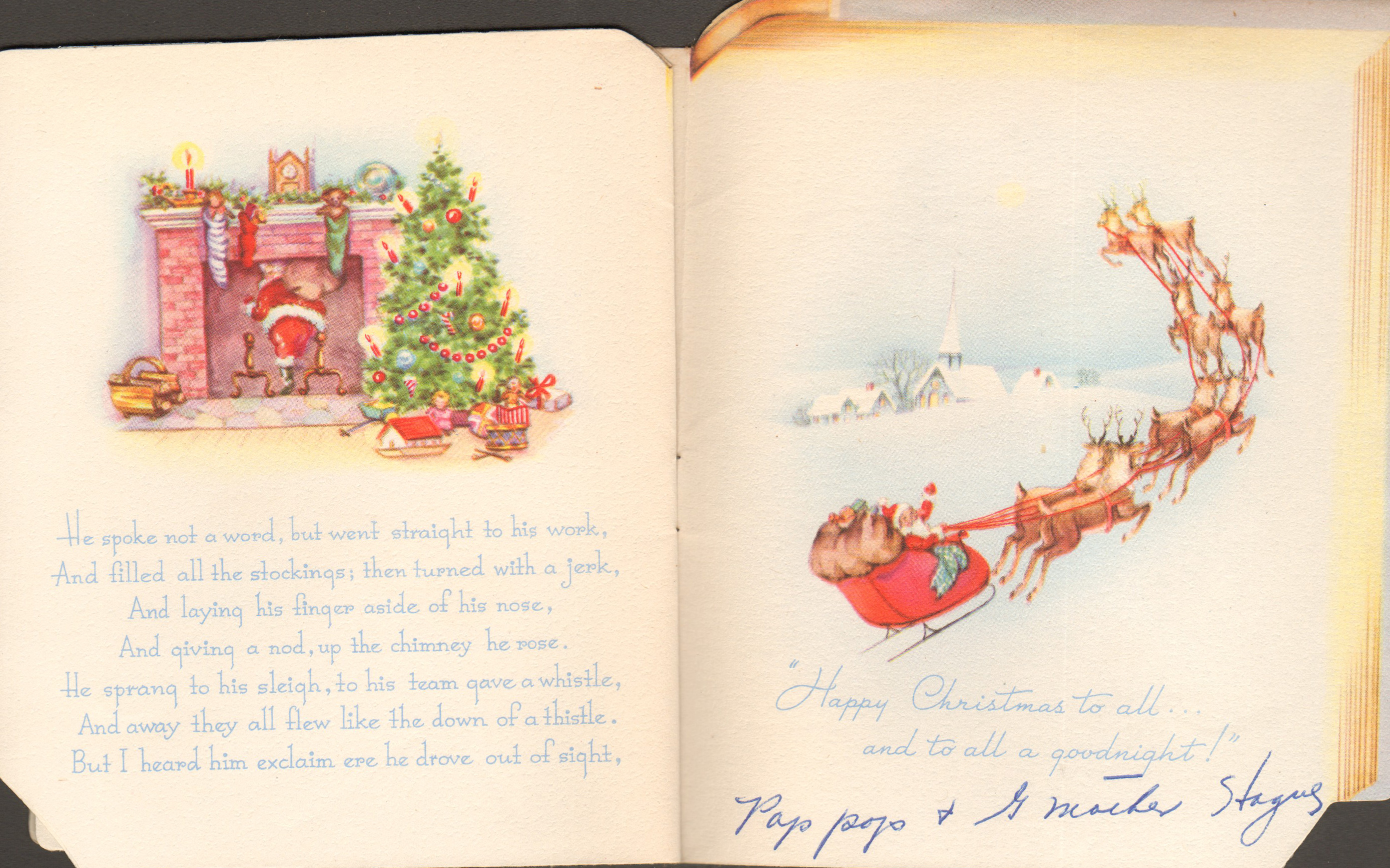 The Night Before Christmas - card