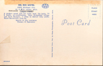 postcard back 48124-B - Del Rio Motel - Inkster, Mich