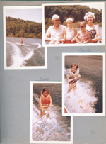 From the Morgans - water skiing - Cindy and Carole - Mink and Libby