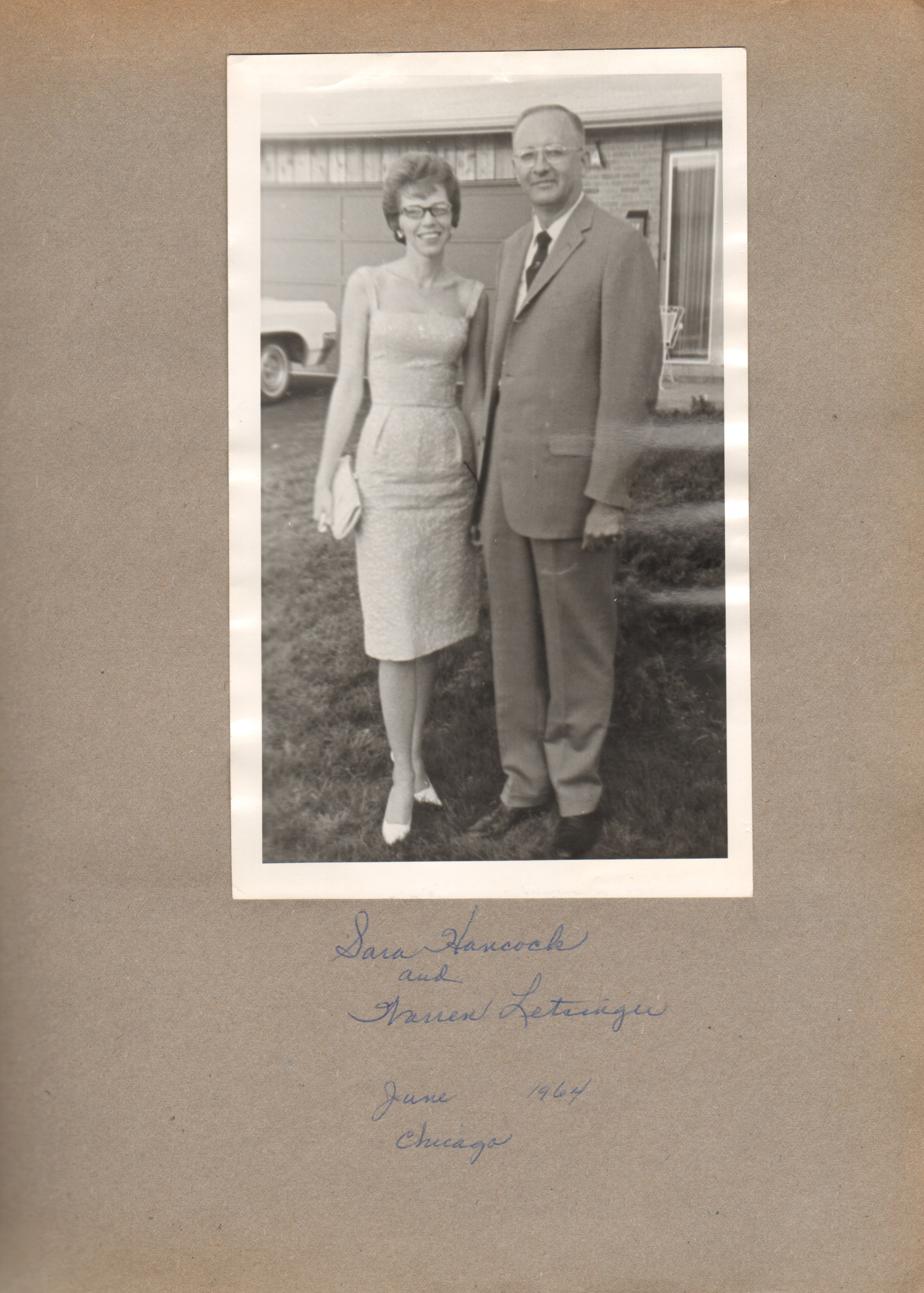 Sara Hancock and Warren Letsinger in Chicago