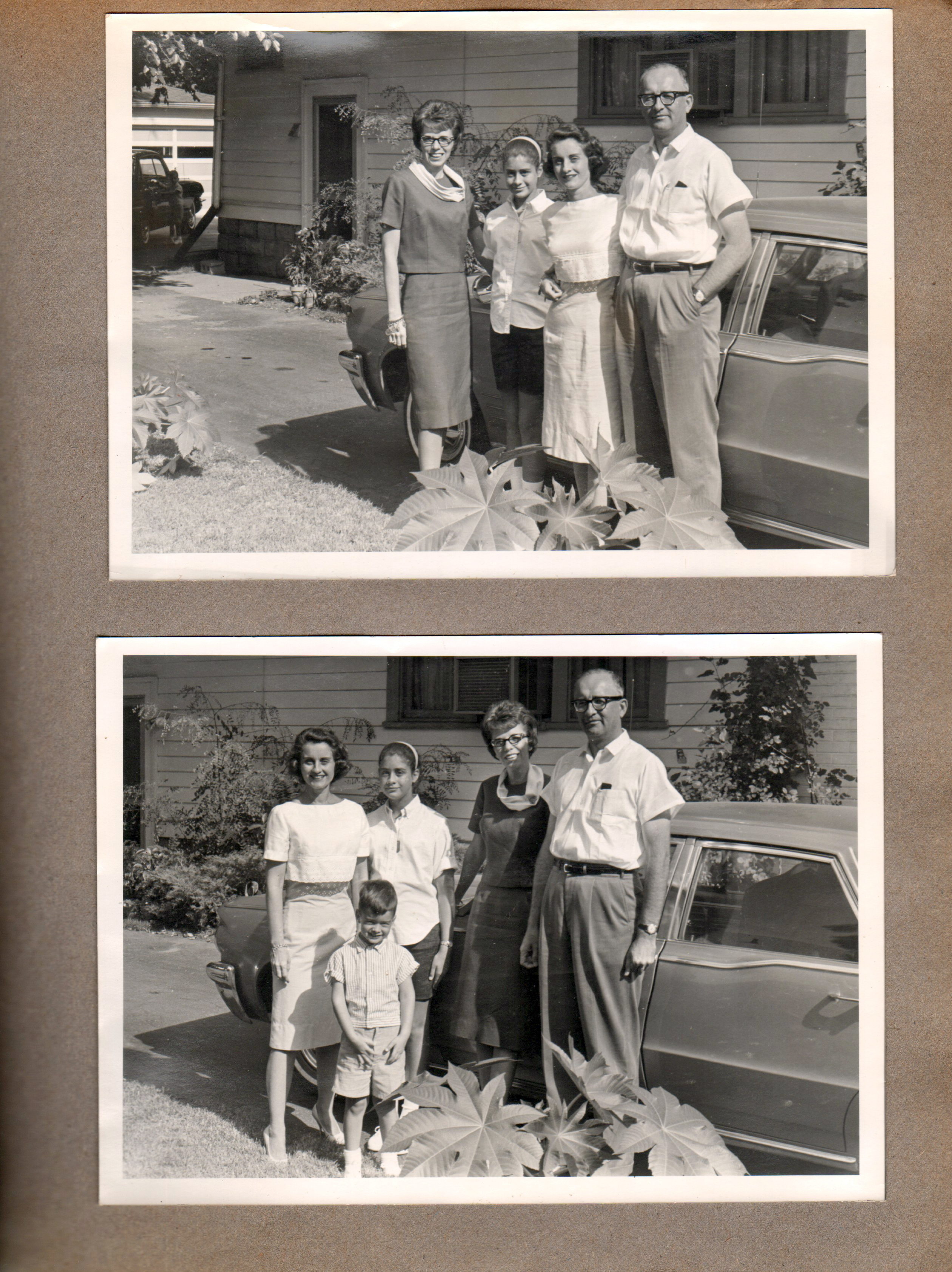 6122 by car and castor beans - Sara, Susan, Rosemary, Warren.  Alan