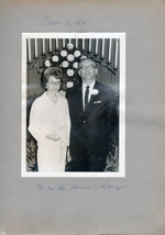 Springfield, Tenn. Sara and Warren's wedding - Mr and Mrs Warren Letsinger at altar