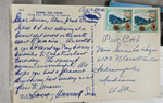 Postcard back D61 13116-B - Tower Isle Hotel - Ocho Rio - Jamaica - to Susan from Warren and Sara