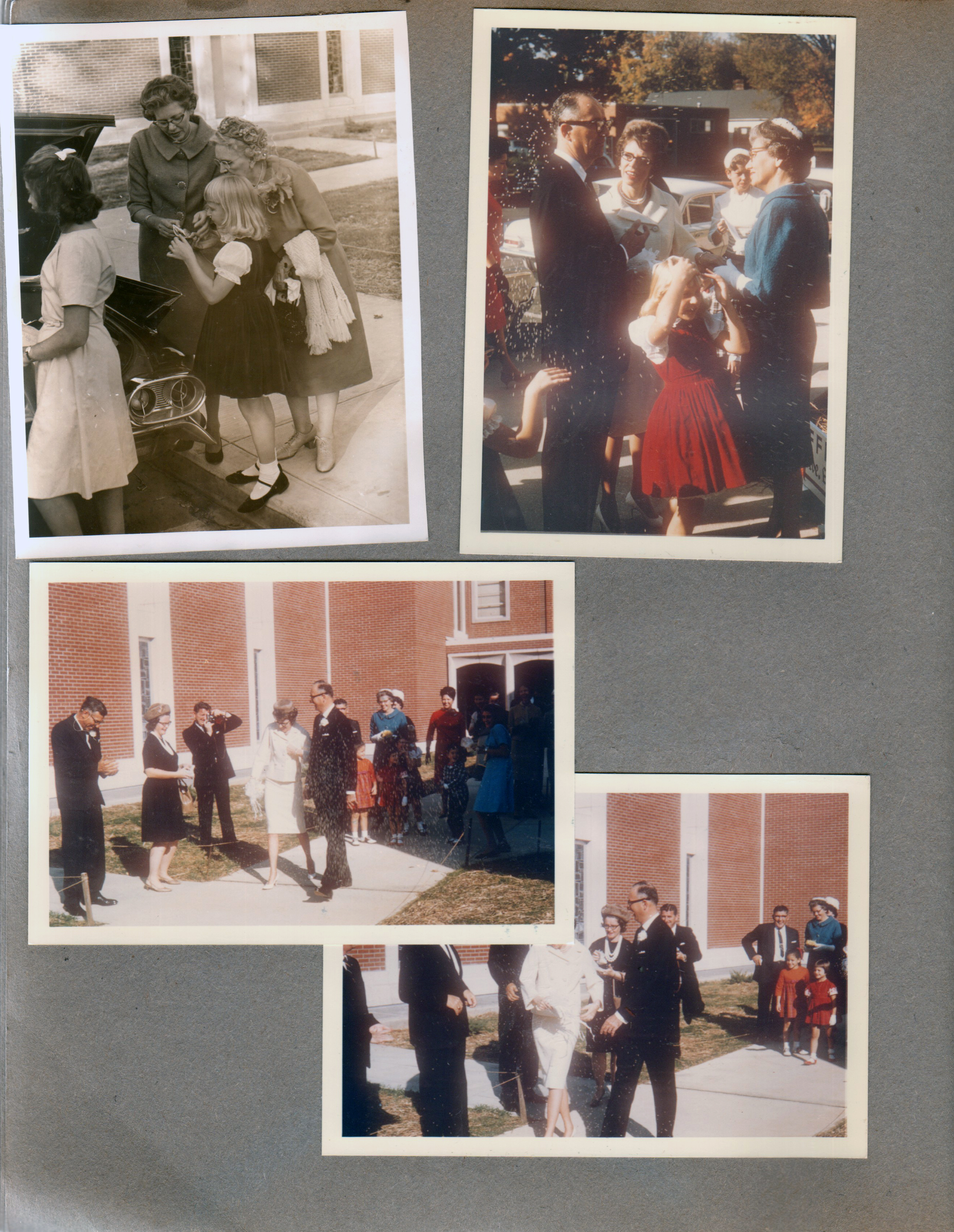 Warren and Sara's wedding Oct 17, 1964 - Susan, Mildred, Betty Ann Pryor, Vonnie. Nov - Susan, Charlotte Wilson, the Pryor girls. 