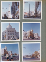 Downtown Indianapolis - Monument Circle. Statehouse. Susan and Susie Tuck