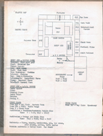BRHS school map for carnival - old boy's gym.