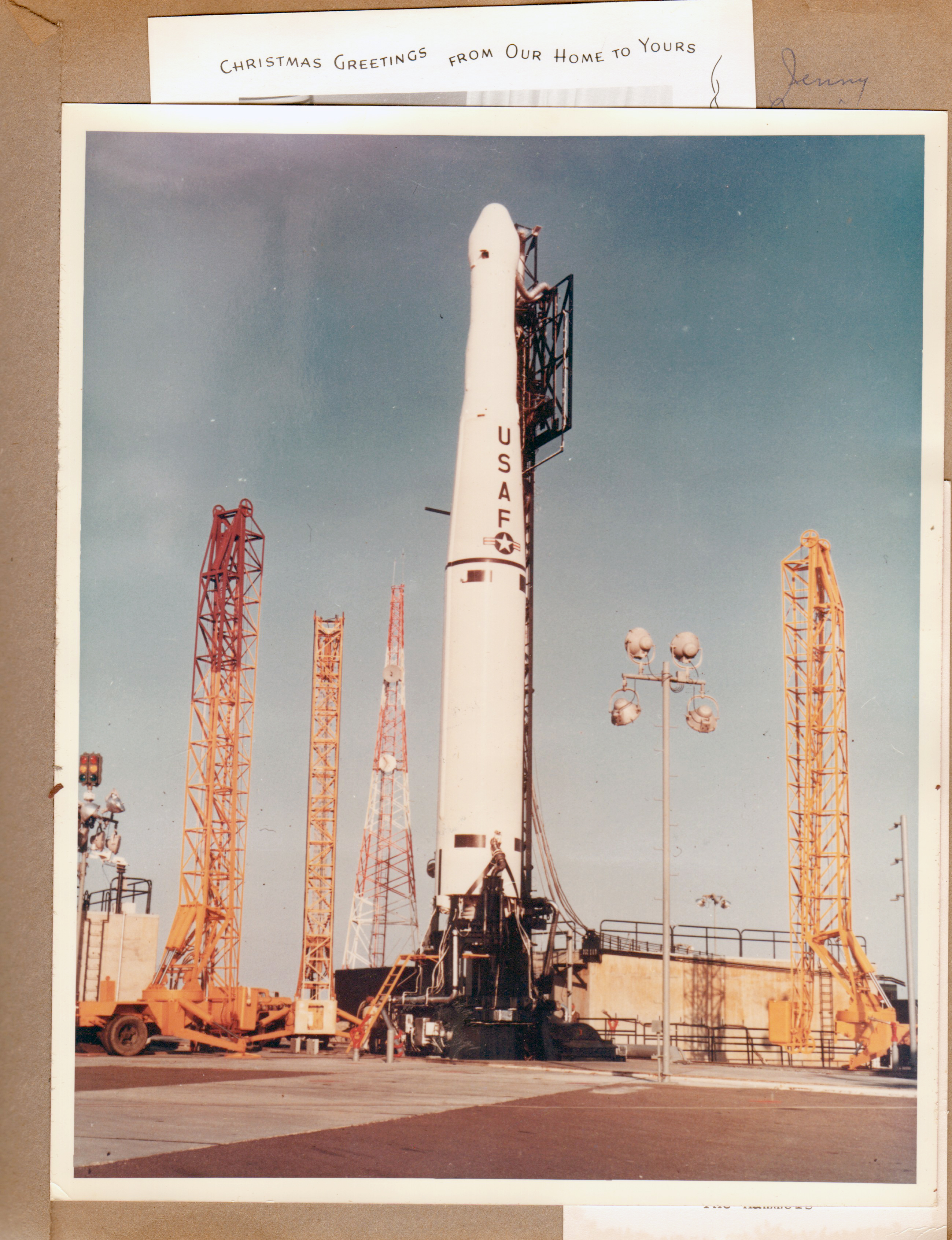 probably launch rocket for NAVSAT