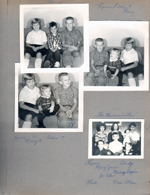 Christmas photos - Karen, Alan, Eddie. Eddie, Mary and Karen. The Messersmiths - Lynn. Mark, Mary Jane, Jo Ellen, Andy, Murray Bryan. Van Alan.