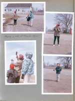 8815 Haverstick farm - flying kite - Rosemary. Alan and Susan.