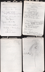 Rosemary's notes of the Florida trip