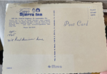 Postcard back 95029-B - Ray & Betty Leary's Sierra Inn, Ft Lauderdale.