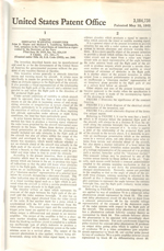 John D Hague US Patent 3,184,738 Obstacle Warning Computer