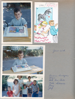 6122 outside - Alan and Roselyn birthday cake - Huckleberry Hound. Invitation. LouAnn and Jayne Snodgrass, Beth Ann Gootee, Mike, Mary and Joey Lobraico