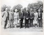Jasonville July 1965 - Theodore Letsinger funeral - loose photo - Letsinger siblings - Everett, Lela, Bud, Mutt, Charles, Bonnie, Curt, Clint.