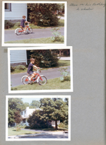 6122 yard - Alan new bike. house from across Carrollton