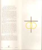 Dianne Douglas wedding program
