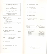 Dianne Douglas wedding program