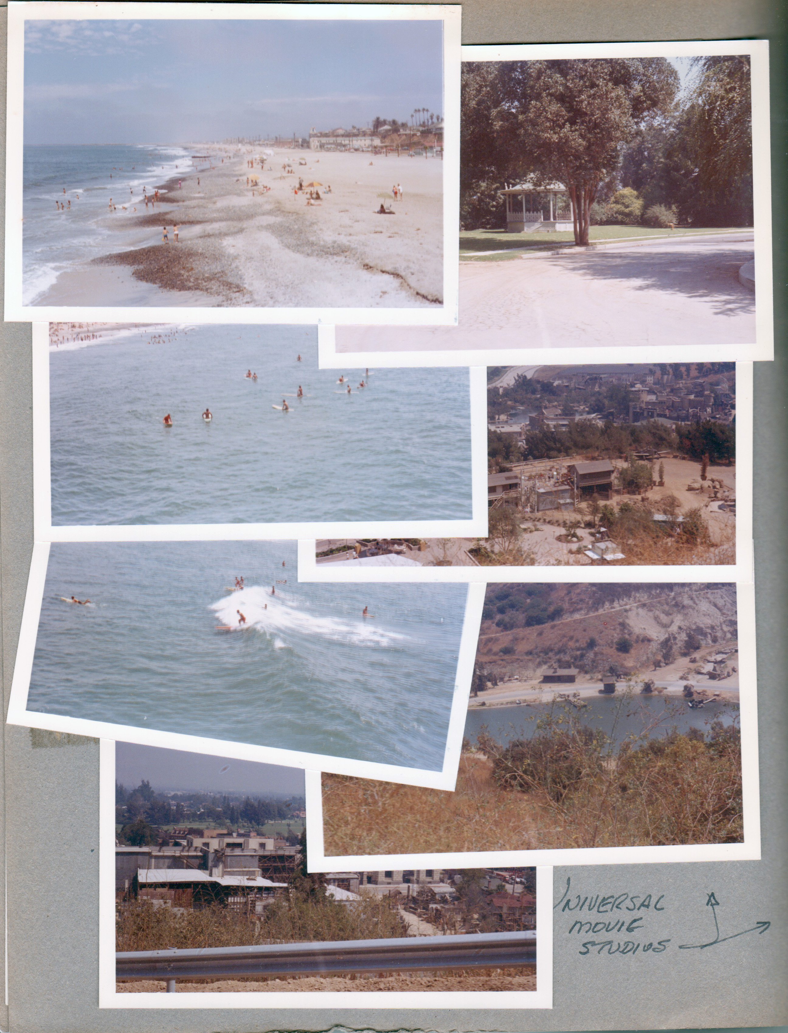 California beach. Universal Movie Studios