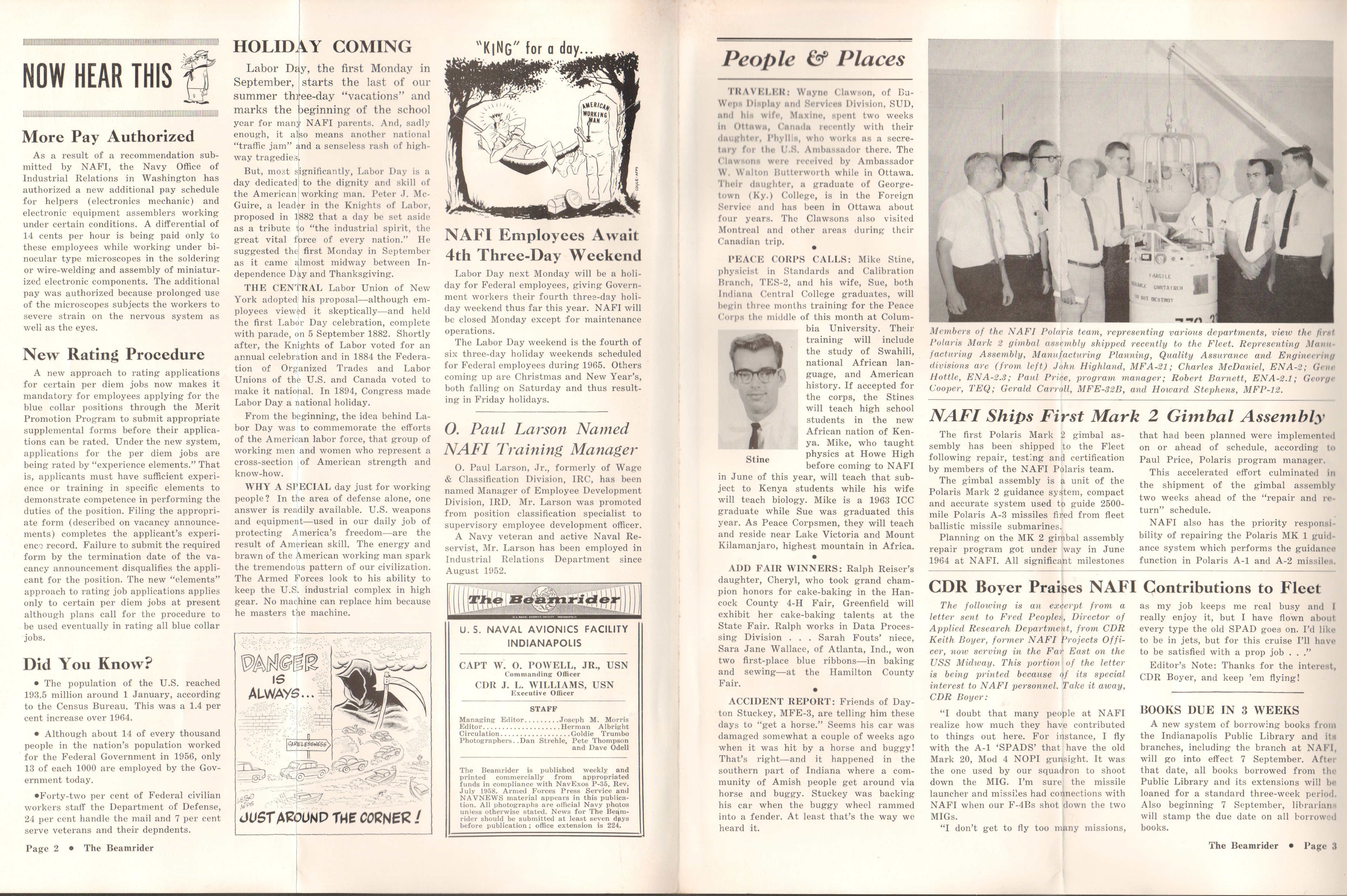 NAFI Beamrider 2 Sep 1965