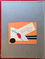 inside cover - Mother's Day card from Alan