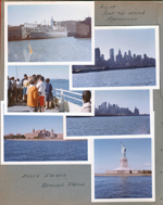 New York World's Fair trip - boat trip around Manhattan. Ellis Island. Bedloe's Island. Statue of Liberty