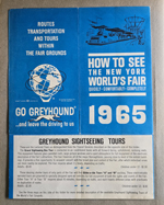 New York World's Fair trip - brochure - How to see the New York World's Fair 1965