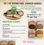 New York World's Fair trip - 7-Up International Sandwich Gardens menu