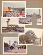 New York World's Fair trip - Chrysler. Observation Towers. US Royal Tire ferris wheel. Unisphere - Rosemary.