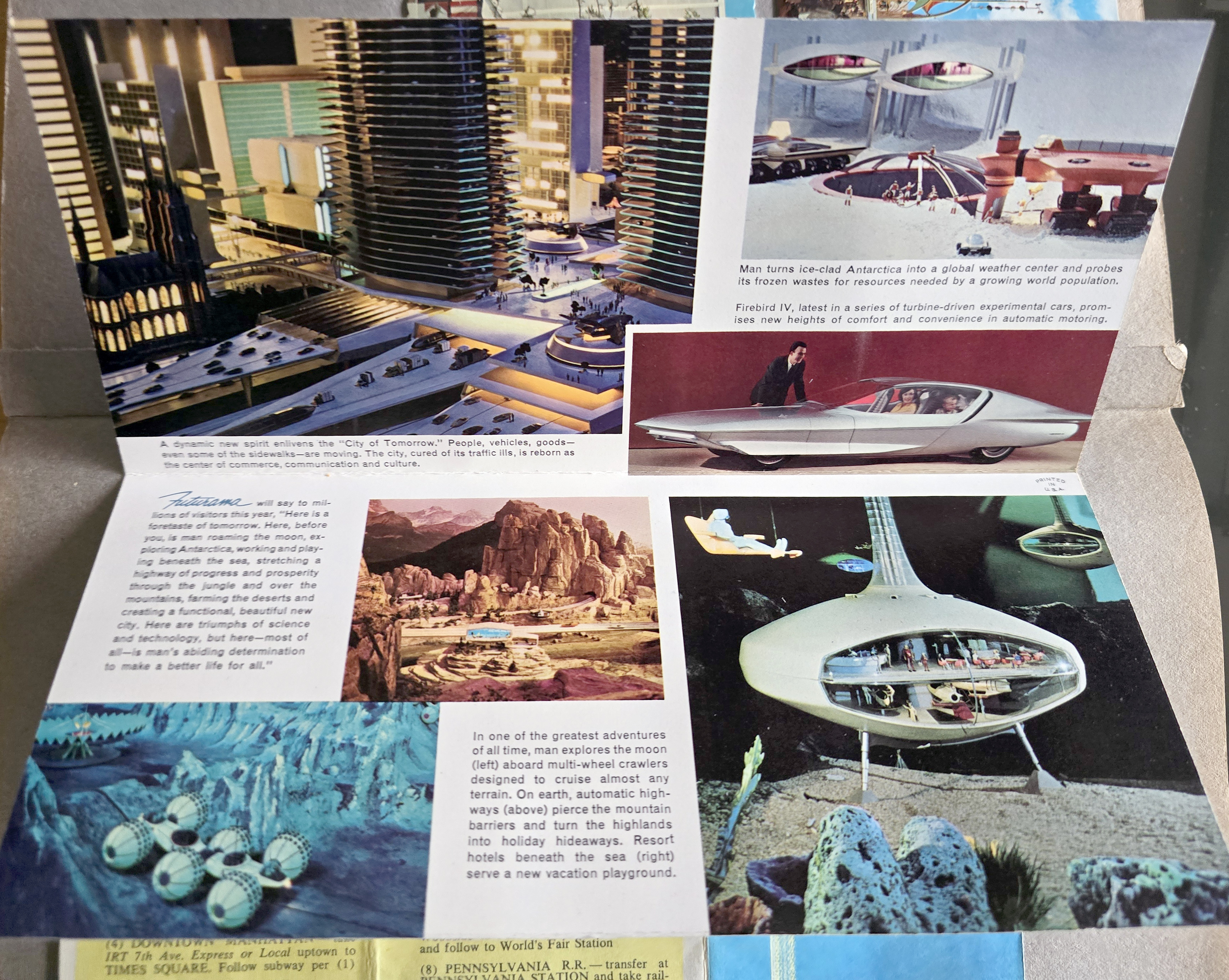 New York World's Fair trip - General Motors pavilion brochure