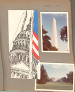 New York World's Fair trip - Washington D.C. - Pamphlet - An invitation to the Nation's Capital. Washington Monument. White House.