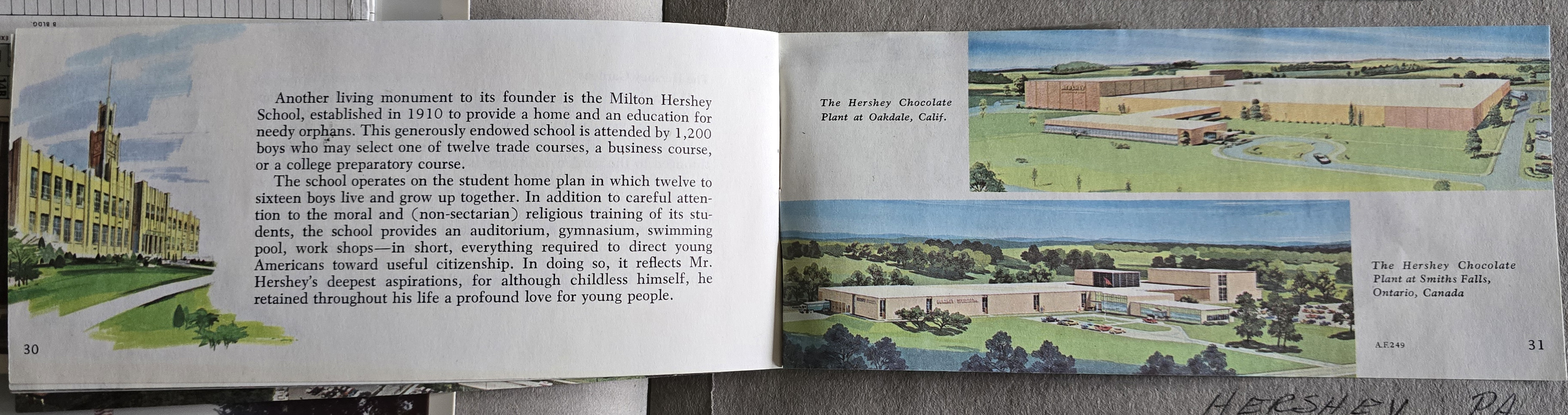 New York World's Fair trip - The Story of Chocolate and Cocoa pamphlet