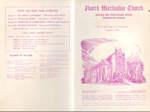 North United Methodist Church bulletin Jan 2 1966