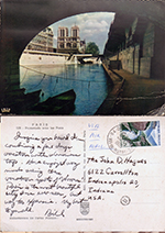 Postcard - Paris from Bill