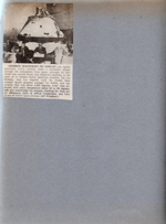 Newspaper clipping - Apollo spacecraft